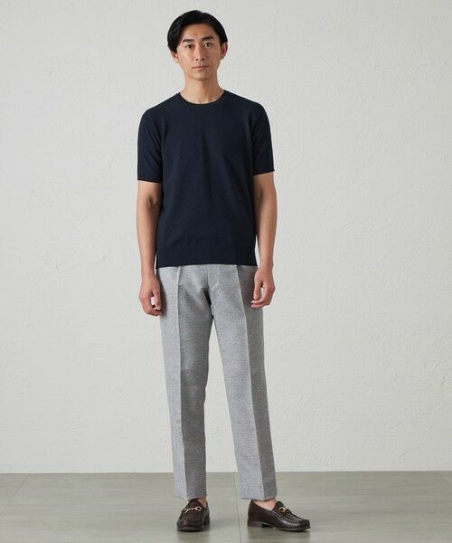 BAKER STREET / ベイカー・ストリート ニット・セーター | 【ウォッシャブル】COTTON BRID クルーネックニット | 詳細2