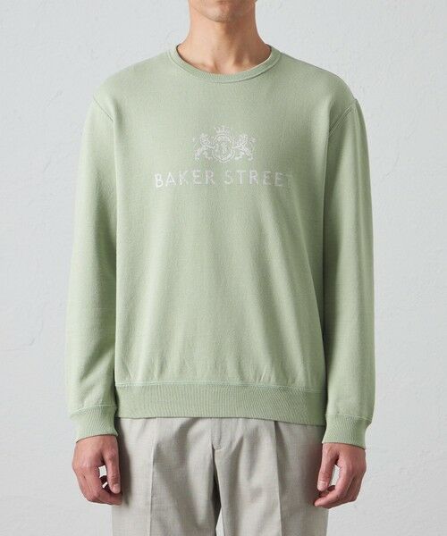 BAKER STREET / ベイカー・ストリート カットソー | カレッジプリントスウェット | 詳細4