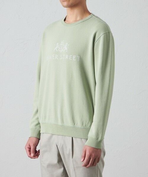 BAKER STREET / ベイカー・ストリート カットソー | カレッジプリントスウェット | 詳細5