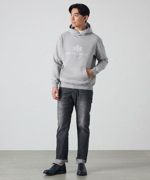 BAKER STREET / ベイカー・ストリート カットソー | カレッジプリントフーディー | 詳細1