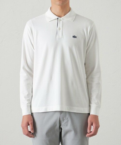 BAKER STREET / ベイカー・ストリート カットソー | 100双コットンロングスリーブポロシャツ | 詳細5