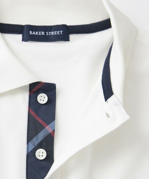BAKER STREET / ベイカー・ストリート カットソー | 100双コットンロングスリーブポロシャツ | 詳細10