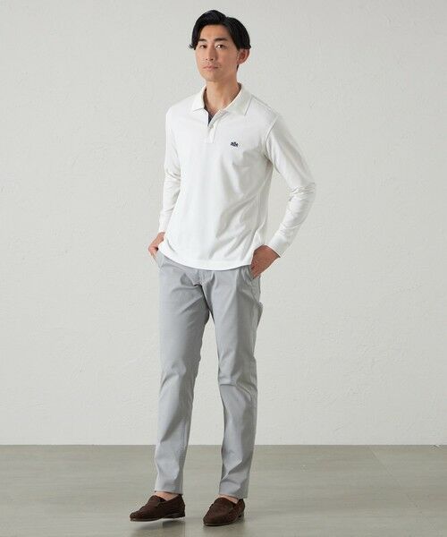 BAKER STREET / ベイカー・ストリート カットソー | 100双コットンロングスリーブポロシャツ | 詳細1