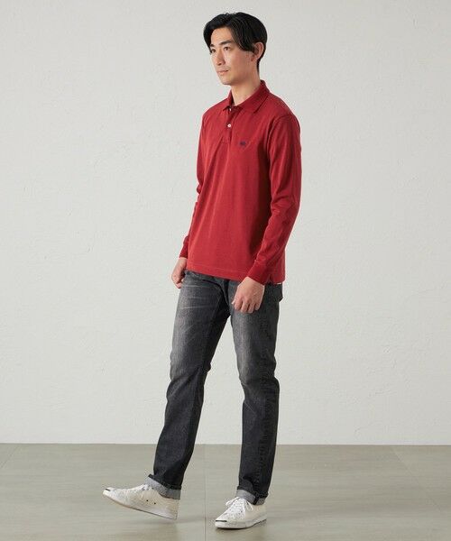 BAKER STREET / ベイカー・ストリート カットソー | 100双コットンロングスリーブポロシャツ | 詳細2