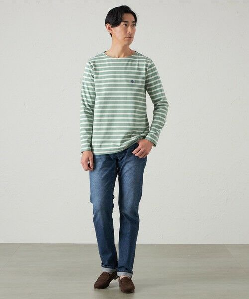 BAKER STREET / ベイカー・ストリート カットソー | ボーダーボートネックTシャツ | 詳細2