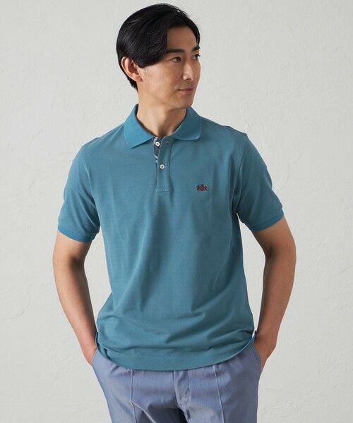 レア　HAI SPORTING GEAR　マリン　魚　海中　総柄　ポロシャツ　M 総柄プリントポロシャツ《COOL HOLD》 (E2JAA077-49) | MIZUNO