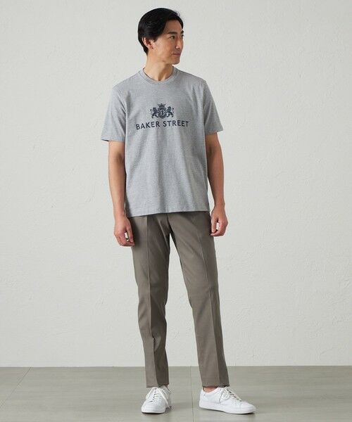 BAKER STREET / ベイカー・ストリート カットソー | BAKER STREETロゴプリントTシャツ(2L・3Lあり) | 詳細2