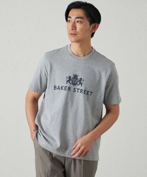 セール】 BAKER STREETロゴプリントTシャツ(2L・3Lあり