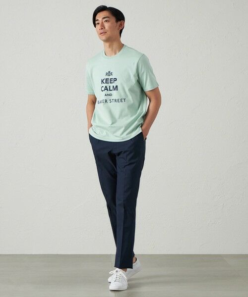 BAKER STREET / ベイカー・ストリート カットソー | BAKER STREETロゴプリントTシャツ(2L・3Lあり) | 詳細3