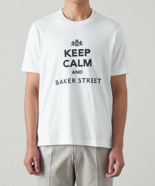 BAKER STREET / ベイカー・ストリート カットソー | BAKER STREETロゴプリントTシャツ(2L・3Lあり) | 詳細4