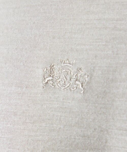 BAKER STREET / ベイカー・ストリート カットソー | 綿/麻プレーティング天竺VネックTシャツ | 詳細8