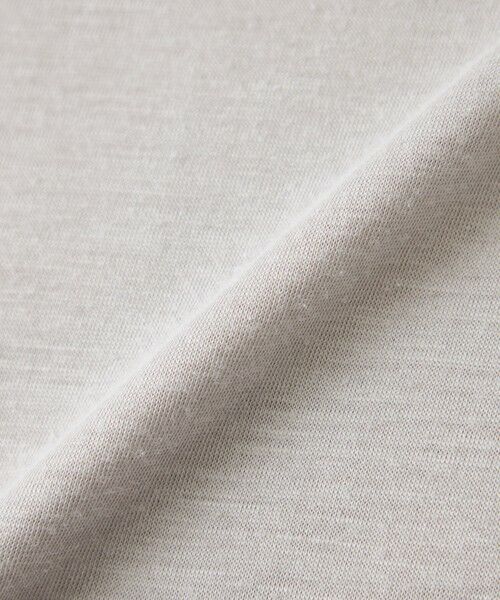 BAKER STREET / ベイカー・ストリート カットソー | 綿/麻プレーティング天竺VネックTシャツ | 詳細9