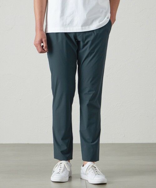BAKER STREET / ベイカー・ストリート その他パンツ | 【セットアップ対応可能】【ウォッシャブル】BEYONTECH ストレッチナイロンイージートラウザース(ネイビー2)