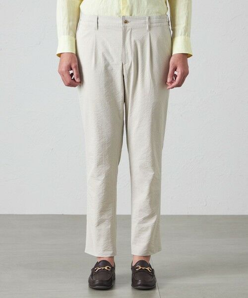 BAKER STREET / ベイカー・ストリート その他パンツ | 【セットアップ対応可能】【ウォッシャブル】BEYONTECH ポリエステルドライサッカートラウザース | 詳細4