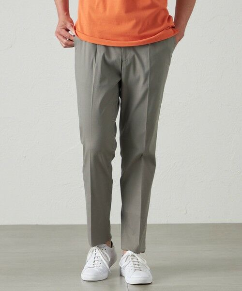 BAKER STREET / ベイカー・ストリート その他パンツ | 【Adjustable Fit】【ウォッシャブル】BEYONTECH ツイルトラウザース(グリーン5)