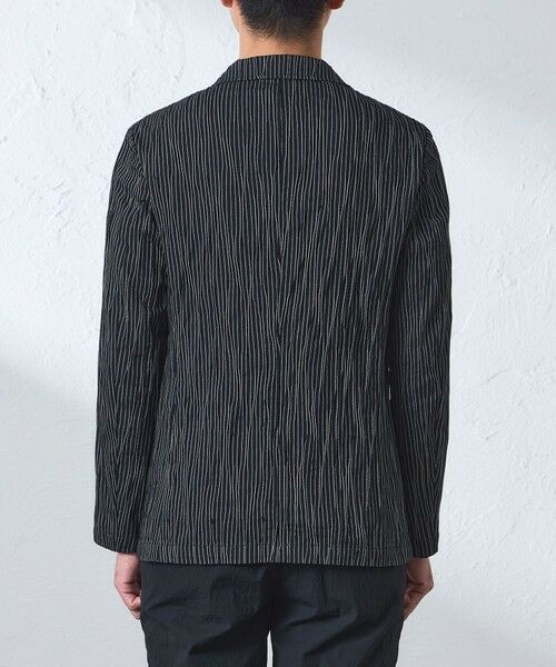 BAKER STREET / ベイカー・ストリート その他アウター | ミックスコットンタックドビーストライプジャケット | 詳細4