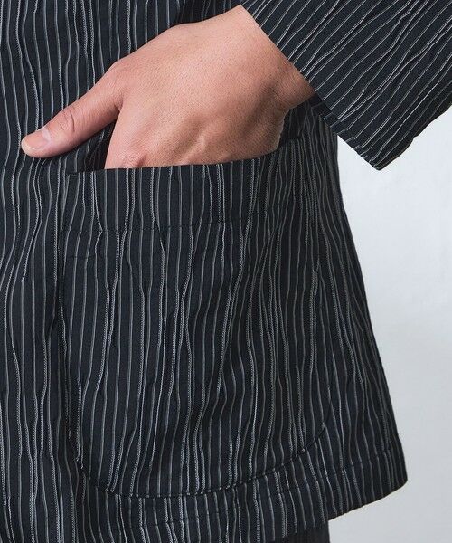 BAKER STREET / ベイカー・ストリート その他アウター | ミックスコットンタックドビーストライプジャケット | 詳細5