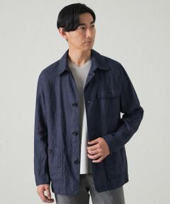 BAKER STREET / ベイカー・ストリート ブルゾン | 【ウォッシャブル】麻ポストマンジャケット