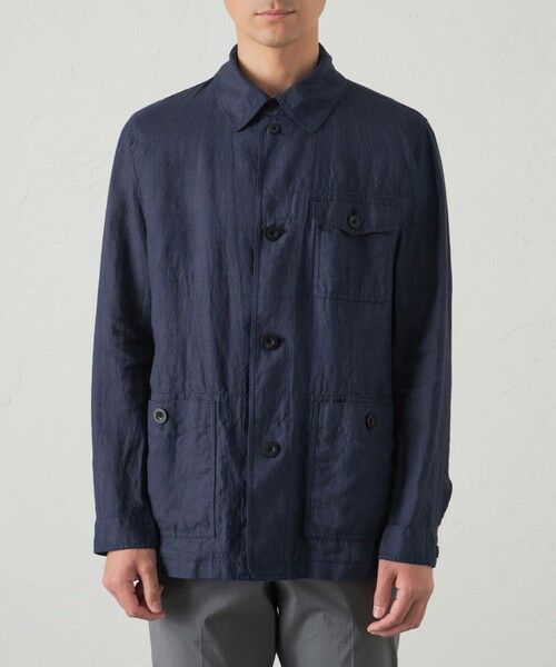 セール】 【ウォッシャブル】麻ポストマンジャケット （ブルゾン