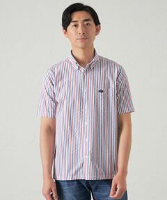 BAKER STREET / ベイカー・ストリート シャツ・ブラウス | サッカークラブストライプシャツ(2L・3Lあり)