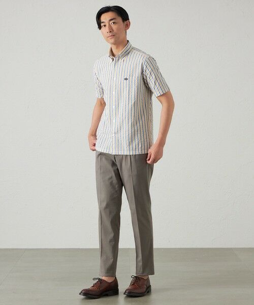 BAKER STREET / ベイカー・ストリート シャツ・ブラウス | サッカークラブストライプシャツ(2L・3Lあり) | 詳細3