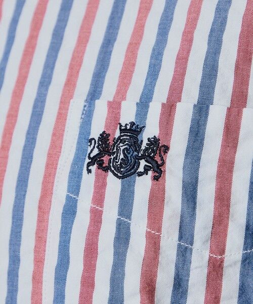 BAKER STREET / ベイカー・ストリート シャツ・ブラウス | サッカークラブストライプシャツ(2L・3Lあり) | 詳細11