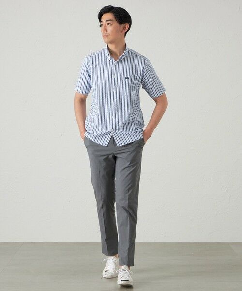 BAKER STREET / ベイカー・ストリート シャツ・ブラウス | サッカークラブストライプシャツ(2L・3Lあり) | 詳細2