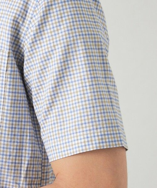 BAKER STREET / ベイカー・ストリート シャツ・ブラウス | 綿麻チェックシャツ | 詳細7