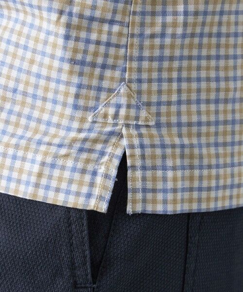 BAKER STREET / ベイカー・ストリート シャツ・ブラウス | 綿麻チェックシャツ | 詳細8