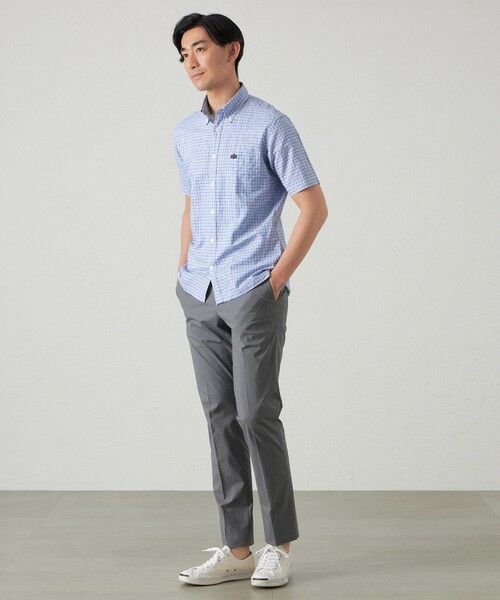 BAKER STREET / ベイカー・ストリート シャツ・ブラウス | 綿麻チェックシャツ | 詳細1