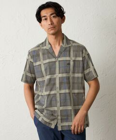 BAKER STREET / ベイカー・ストリート シャツ・ブラウス | 【ウォッシャブル】手書き風タータンプリントシャツ