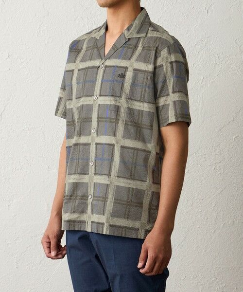 BAKER STREET / ベイカー・ストリート シャツ・ブラウス | 【ウォッシャブル】手書き風タータンプリントシャツ | 詳細4