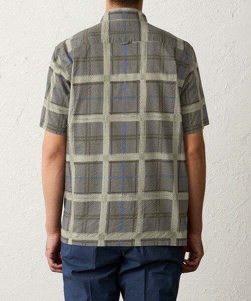 BAKER STREET / ベイカー・ストリート シャツ・ブラウス | 【ウォッシャブル】手書き風タータンプリントシャツ | 詳細5