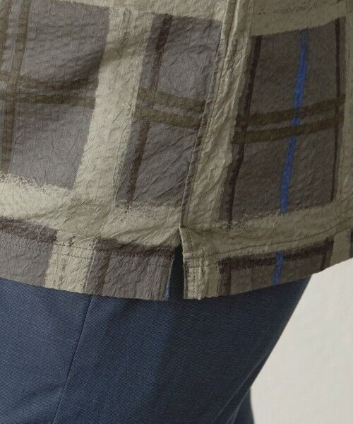 BAKER STREET / ベイカー・ストリート シャツ・ブラウス | 【ウォッシャブル】手書き風タータンプリントシャツ | 詳細8