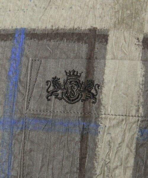 BAKER STREET / ベイカー・ストリート シャツ・ブラウス | 【ウォッシャブル】手書き風タータンプリントシャツ | 詳細9