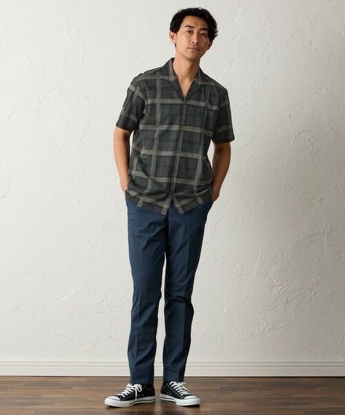 BAKER STREET / ベイカー・ストリート シャツ・ブラウス | 【ウォッシャブル】手書き風タータンプリントシャツ | 詳細1