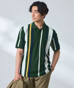 BAKER STREET / ベイカー・ストリート カットソー | ストライプカノコポロシャツ