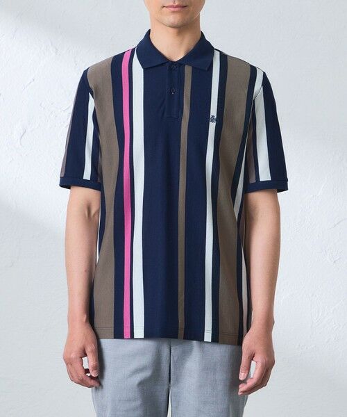 BAKER STREET / ベイカー・ストリート カットソー | ストライプカノコポロシャツ | 詳細3
