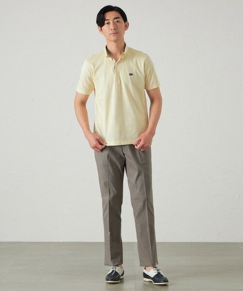 BAKER STREET / ベイカー・ストリート カットソー | 綿/麻シャンブレーカノコポロシャツ(2L・3Lあり) | 詳細4