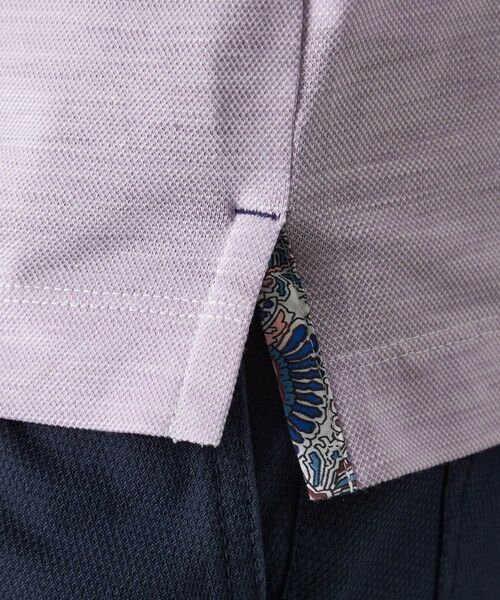 BAKER STREET / ベイカー・ストリート カットソー | 綿/麻シャンブレーカノコポロシャツ(2L・3Lあり) | 詳細9