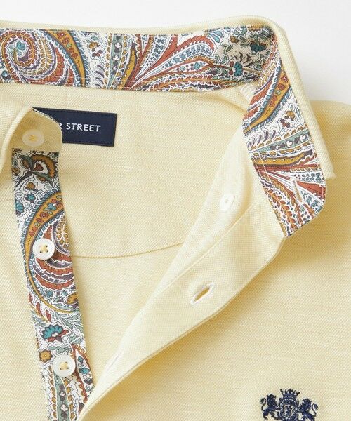 BAKER STREET / ベイカー・ストリート カットソー | 綿/麻シャンブレーカノコポロシャツ(2L・3Lあり) | 詳細13