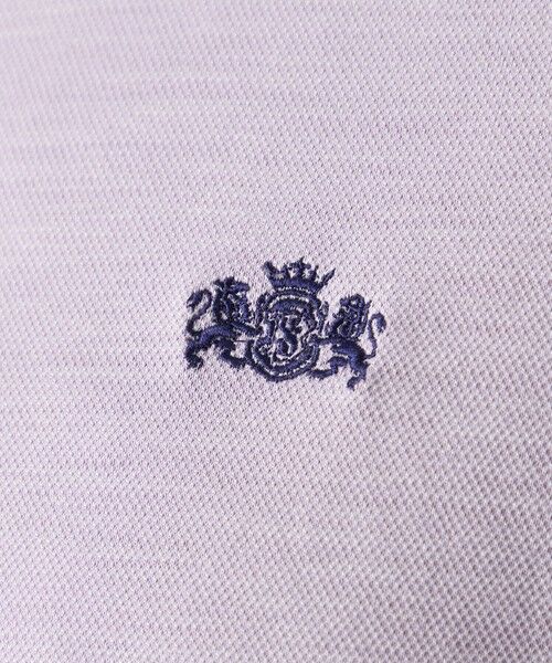 BAKER STREET / ベイカー・ストリート カットソー | 綿/麻シャンブレーカノコポロシャツ(2L・3Lあり) | 詳細14