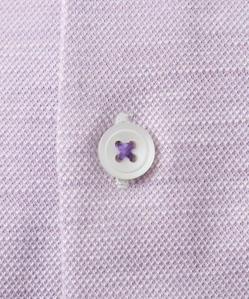 BAKER STREET / ベイカー・ストリート カットソー | 綿/麻シャンブレーカノコポロシャツ(2L・3Lあり) | 詳細15