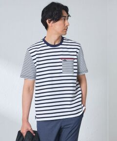 BAKER STREET / ベイカー・ストリート カットソー | ブロックボーダーTシャツ