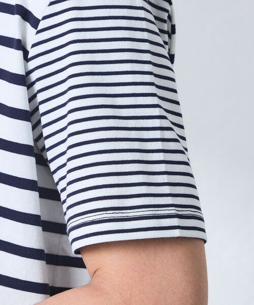 BAKER STREET / ベイカー・ストリート カットソー | ブロックボーダーTシャツ | 詳細6