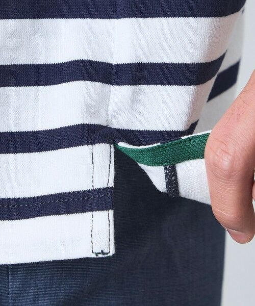 BAKER STREET / ベイカー・ストリート カットソー | ブロックボーダーTシャツ | 詳細8