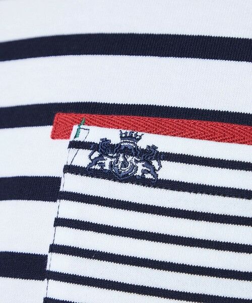 BAKER STREET / ベイカー・ストリート カットソー | ブロックボーダーTシャツ | 詳細9