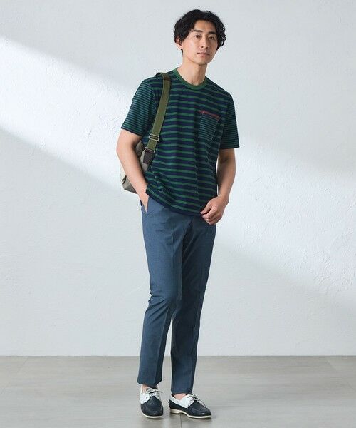 BAKER STREET / ベイカー・ストリート カットソー | ブロックボーダーTシャツ | 詳細2