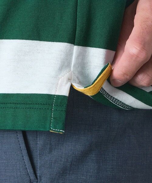 BAKER STREET / ベイカー・ストリート カットソー | パネルボーダーTシャツ | 詳細7