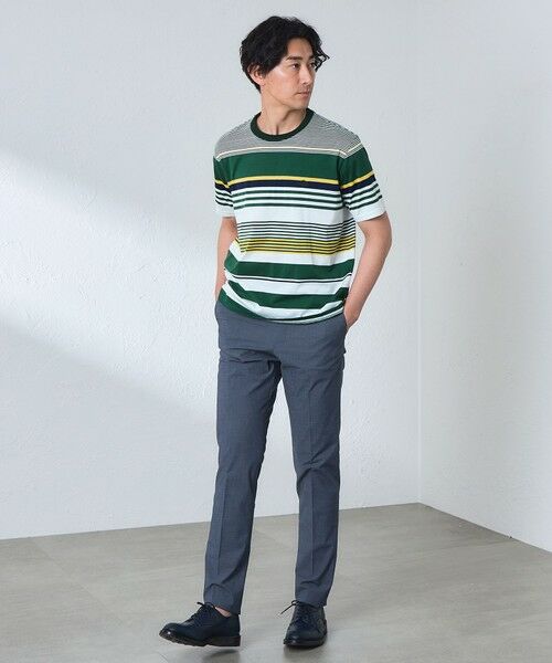 BAKER STREET / ベイカー・ストリート カットソー | パネルボーダーTシャツ | 詳細2